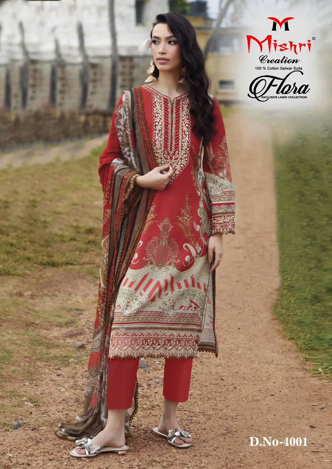 Flora 4 By Mishri Lawn Cotton Printed Wholesale Dress Material Suppliers In Mumbai
